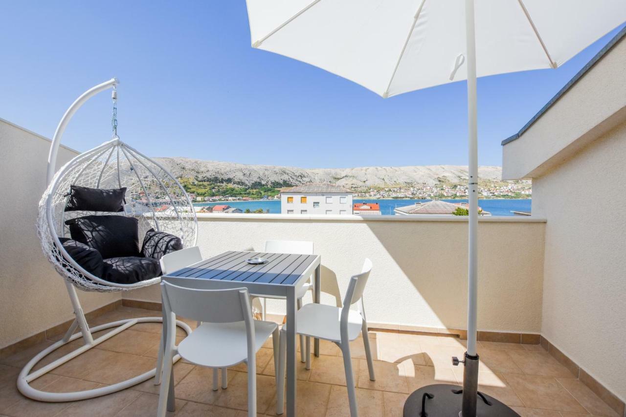 Villa Magena - Luxury Apartments In Pag Center Pag Town Bagian luar foto